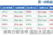 白银有色：湖南白银涨停 国际大宗商品集体大涨