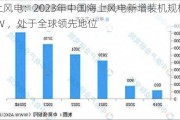 海上风电：2023年中国海上风电新增装机规模超7GW ，处于全球领先地位