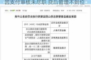 石家庄汇融农村合作银行被罚70万元：因支付审核未尽职 贷后管理不到位