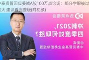 中泰资管回应姜诚A股100万点论调：部分字眼被过度放大 建议看完整版(附视频)