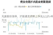 天宸股份涨停，沪股通龙虎榜上净买入125.49万元