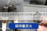 更换火花塞后车辆加速时抖动厉害的原因可能是什么？