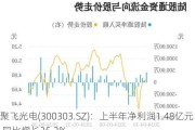 聚飞光电(300303.SZ)：上半年净利润1.48亿元 同比增长25.2%