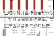 豆粕期货盯盘神器全新升级：实时追踪美豆优良率，大豆产区异常天气影响显著