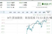 WTI 原油期货：转涨现报 73.53 美元/桶