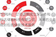 *ST和科：公司近期成立深圳市和科达储能科技有限公司，未来的业务规划包括储能技术服务