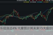 猫眼娱乐现涨近4% 大摩预计其未来15天股价跑赢行业