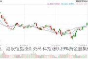 快讯：港股恒指涨0.35% 科指涨0.29%黄金股集体高开