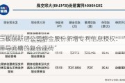 新三板创新层公司熔金股份新增专利信息授权：“一种带导流槽的复合座砖”