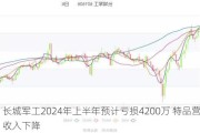 长城军工2024年上半年预计亏损4200万 特品营业收入下降