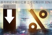 上市券商掀起中期分红潮 六成已有*** 30%分红上限成主流