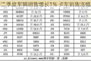 福特二季度车辆销售增长1% 卡车销售涨幅领先