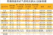 新希望(000876.SZ)：现金流稳定健康，没有ST风险