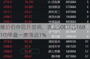 猪价仍存回升空间，农业50ETF(516810)早盘一度涨近1%