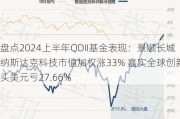 盘点2024上半年QDII基金表现：景顺长城纳斯达克科技市值加权涨33% 嘉实全球创新龙头美元亏27.66%