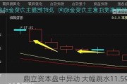 鼎立资本盘中异动 大幅跳水11.59%