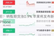 盘前：纳指期货涨0.9% 苹果将发布新款iPhone