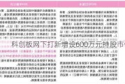 科创板网下打新增设600万元持股市值门槛