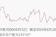 兰州黄河(000929.SZ)：截至2024年6月28日，公司股东总户数为23314户