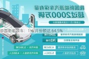 中国新能源车：1-6 月份额达 64.5%