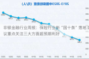 非银金融行业周报：保险行业新“国十条”落地 建议重点关注三大方面超预期利好