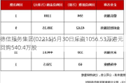 德信服务集团(02215)5月30日斥资1056.53万港元回购540.4万股