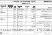 多家钢企发布股东增持及回购***：6 月以来已超 8 家