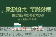 松霖科技：联正智创、信卓智创、励众合累计减持约816万股，减持计划实施完毕