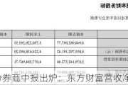 A股首份券商中报出炉：东方财富营收净利双降