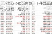 金鹰基金2024Q2非货规模缩水74亿，排名从第76位降至87位，公司总经理为周蔚，上任两年多公司总规模不增反降