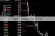 特斯拉涨幅扩大至6%