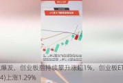 新能源爆发，创业板指持续攀升涨超1%，创业板ETF平安(159964)上涨1.29%