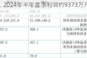 翔楼新材：2024年半年度净利润约9373万元 同比增加16.4%