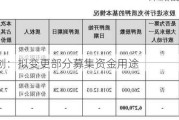 中际旭创：拟变更部分募集资金用途