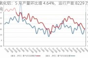 氧化铝：5 月产量环比增 4.64%，运行产能 8229 万吨