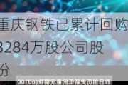 重庆钢铁已累计回购3284万股公司股份