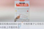 海信视像(600060.SH)：分拆所属子公司信芯微至科创板上市暂时终止