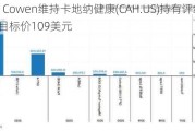 TD Cowen维持卡地纳健康(CAH.US)持有评级，维持目标价109美元