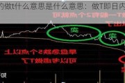 股票中的做t什么意思是什么意思：做T即日内交易的策略