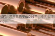 LME铜：净多头增至66066手，多头头寸达402040手