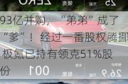 93亿并购，“弟弟”成了“爹”！经过一番股权腾挪 极氪已持有领克51%股份