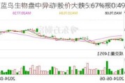 蓝鸟生物盘中异动 股价大跌5.67%报0.491美元