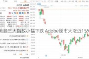 美股三大指数小幅下跌 Adobe逆市大涨近15%