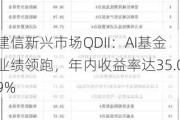 建信新兴市场QDII：AI基金业绩领跑，年内收益率达35.09%