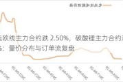 集运欧线主力合约跌 2.50%，碳酸锂主力合约涨 5.11%：量价分布与订单流复盘