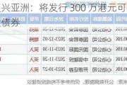 复兴亚洲：将发行 300 万港元可换股债券