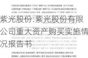 紫光股份:紫光股份有限公司重大资产购买实施情况报告书