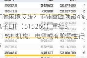 何时困境反转？工业富联跌超4%，电子ETF（515260）重挫3.41%！机构：电子或有阶段性行情