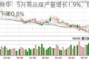 中国神华：5月商品煤产量增长1.9%，煤炭销售量下降0.8%