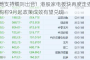 多地支持细则出台！港股家电板块再度走强 机构称9月起政策成效有望兑现